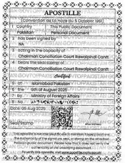 Apostille Pakistani Documents for international use